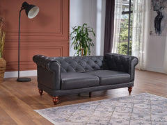 Muse Grey Living Room Set - Ornate Home