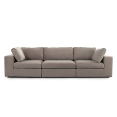 Muse Winter Mink Performance Fabric 3-Pc Sofa - Ornate Home