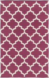 Muskogee Hand Woven Magenta Lattice Rug - Clearance - Ornate Home