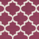 Muskogee Hand Woven Magenta Lattice Rug - Clearance - Ornate Home