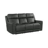 Mustang Aline Anthracite 3-Piece Living Room Set - Ornate Home