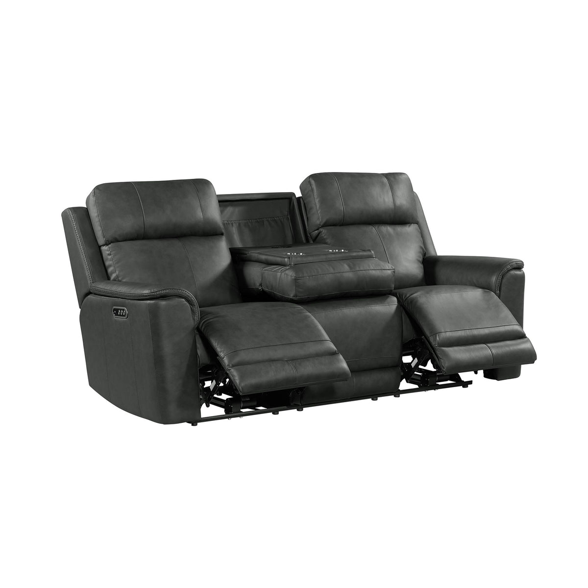 Mustang Aline Anthracite 3-Piece Living Room Set - Ornate Home