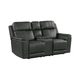 Mustang Aline Anthracite 3-Piece Living Room Set - Ornate Home