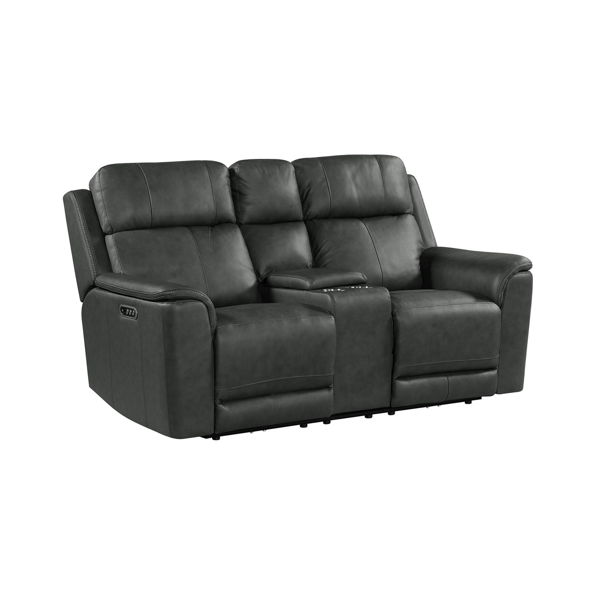 Mustang Aline Anthracite 3-Piece Living Room Set - Ornate Home