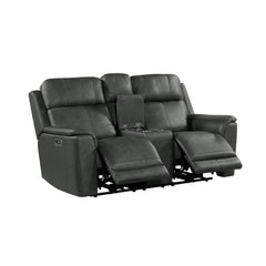 Mustang Aline Anthracite 3-Piece Living Room Set - Ornate Home