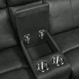 Mustang Aline Anthracite 3-Piece Living Room Set - Ornate Home