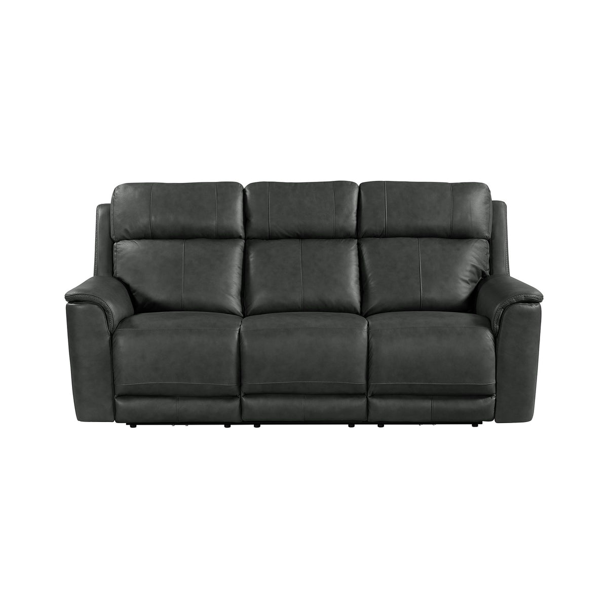 Mustang Aline Anthracite P3 Sofa with DDT, Wireless Charger - Ornate Home