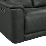 Mustang Aline Anthracite P3 Sofa with DDT, Wireless Charger - Ornate Home