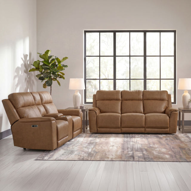 Mustang Aline Butternut 2-Piece Living Room Set - Ornate Home