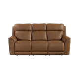 Mustang Aline Butternut P3 Sofa with DDT, Wireless Charger - Ornate Home