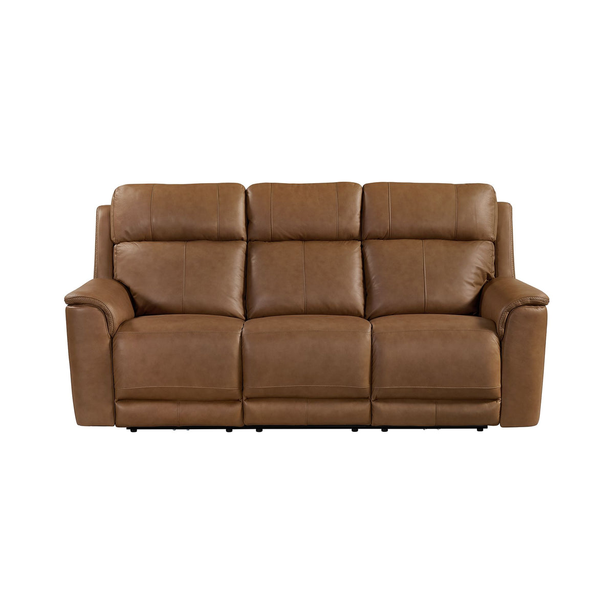 Mustang Aline Butternut P3 Sofa with DDT, Wireless Charger - Ornate Home