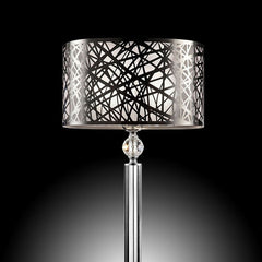 Mya Translucent/Black Table Lamp - Ornate Home