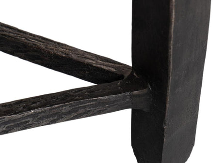 Mykos White Marble/Black Square Coffee Table - Ornate Home