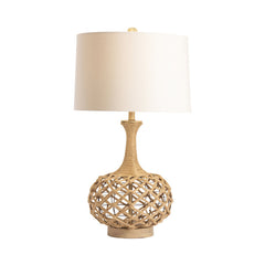 Myla Natural/Bronze Table Lamp - Ornate Home