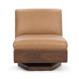 Myla Tan Swivel Chair - Ornate Home