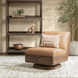 Myla Tan Swivel Chair - Ornate Home