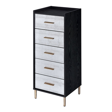 Myles Black Jewelry Armoire - Ornate Home