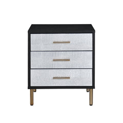 Myles Black Nightstand - Ornate Home
