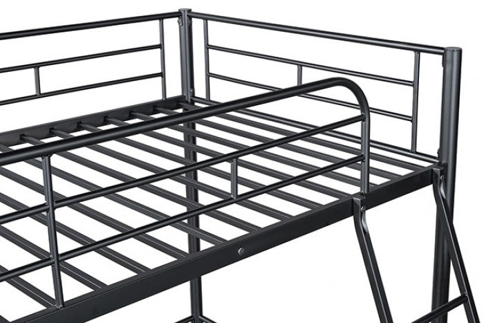 Myles Black Twin Loft Bed - Ornate Home
