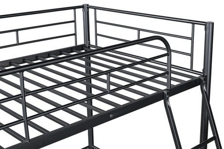 Myles Black Twin Loft Bed - Ornate Home