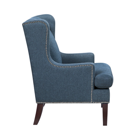 Myles Blue Accent Chair - Ornate Home