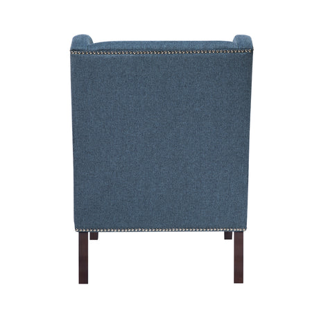 Myles Blue Accent Chair - Ornate Home