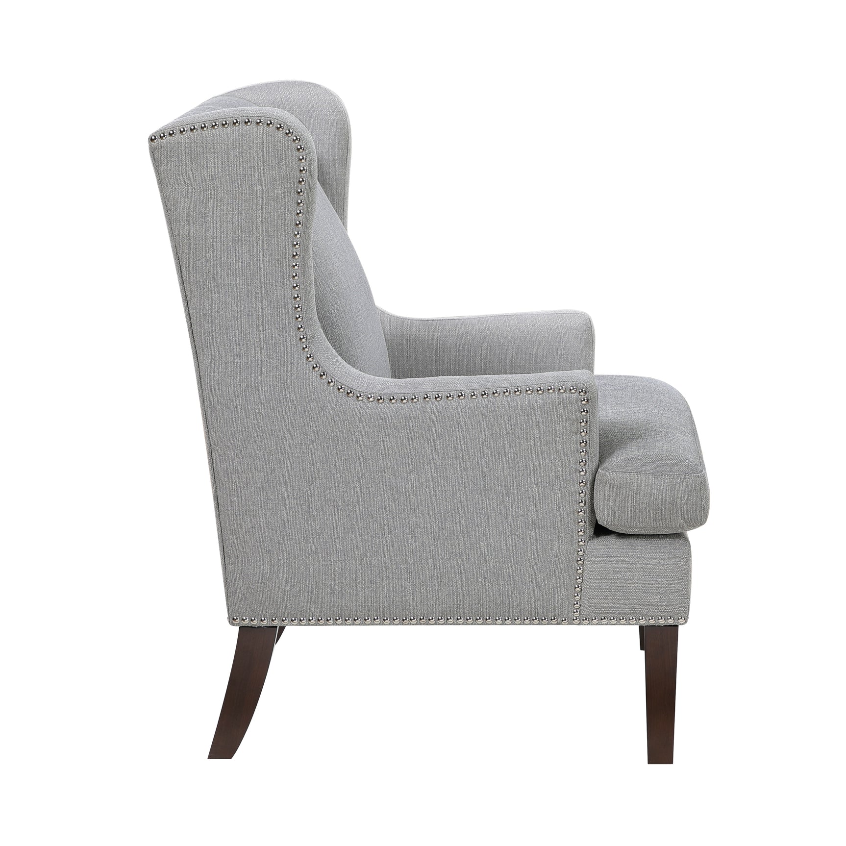 Myles Gray Accent Chair - Ornate Home