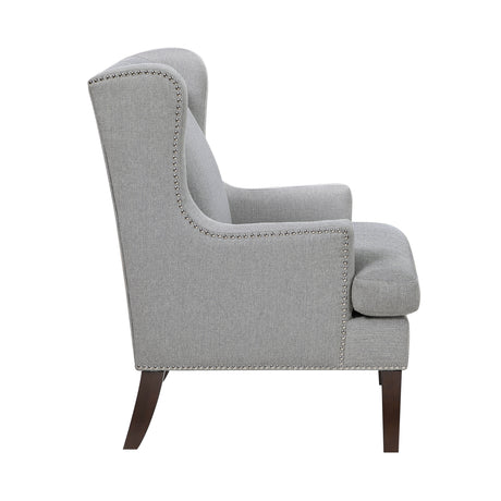 Myles Gray Accent Chair - Ornate Home