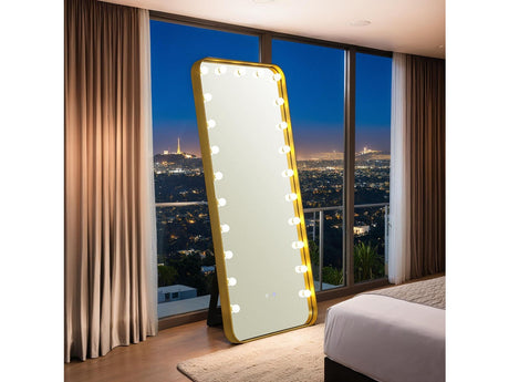 Myra Gold Floor Mirror - Ornate Home