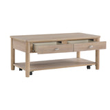 Myrna Natural Cocktail Table - Ornate Home