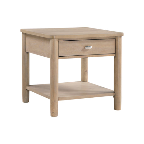 Myrna Natural End Table - Ornate Home