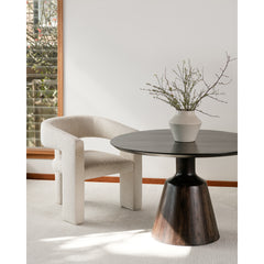 Myron Dark Brown Dining Table - Ornate Home