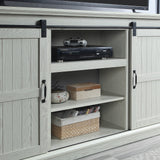 Myrtle 60" TV Stand in Cream Oak - Ornate Home