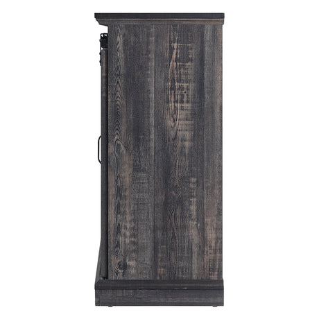 Myrtle 60" TV Stand in Heavy Brown - Ornate Home