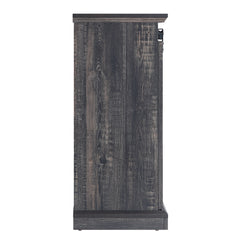 Myrtle 60" TV Stand in Heavy Brown - Ornate Home
