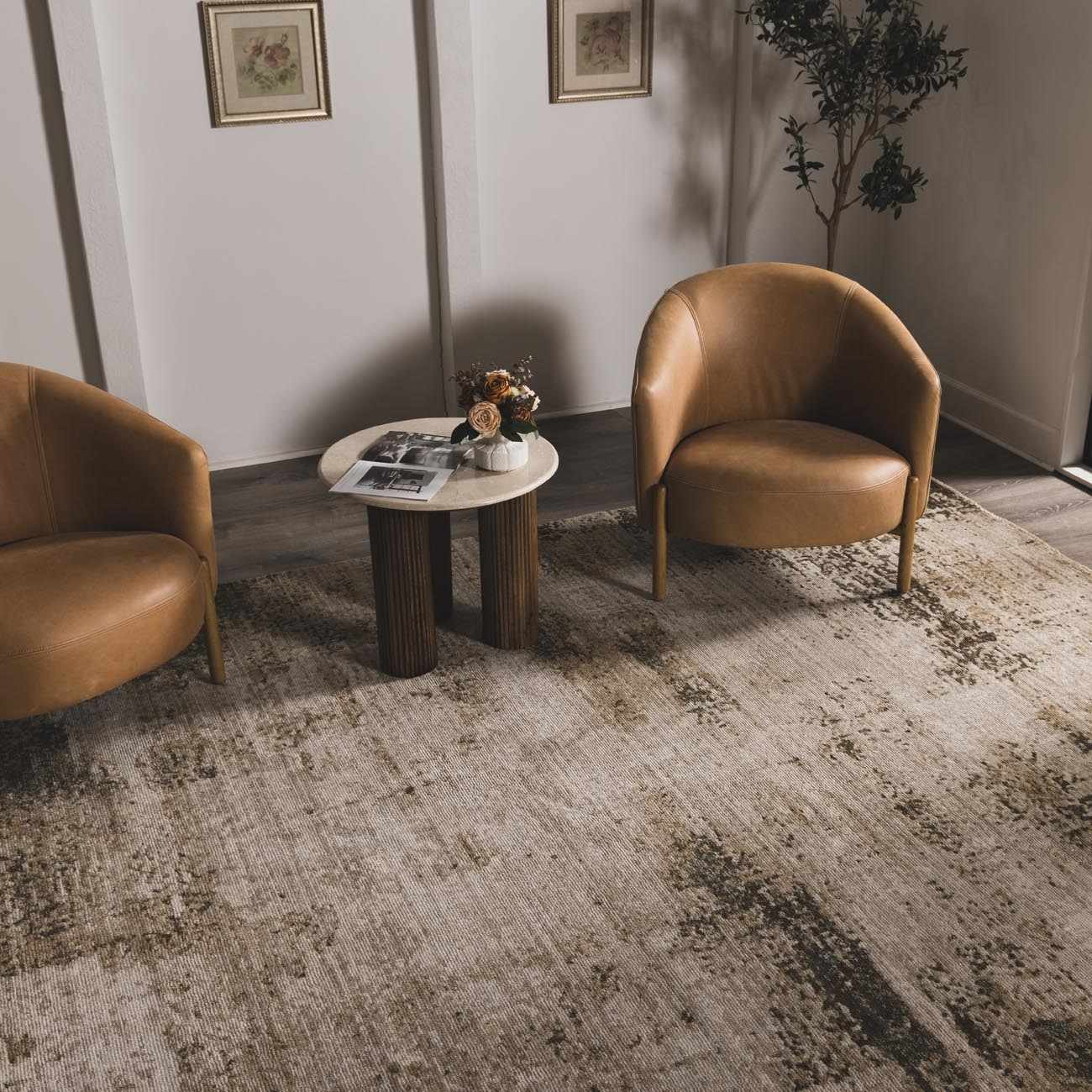 Myrtle Avenue Machine Woven Galey Alix x LIVABLISS GAMY-2302 Area Rug - Ornate Home