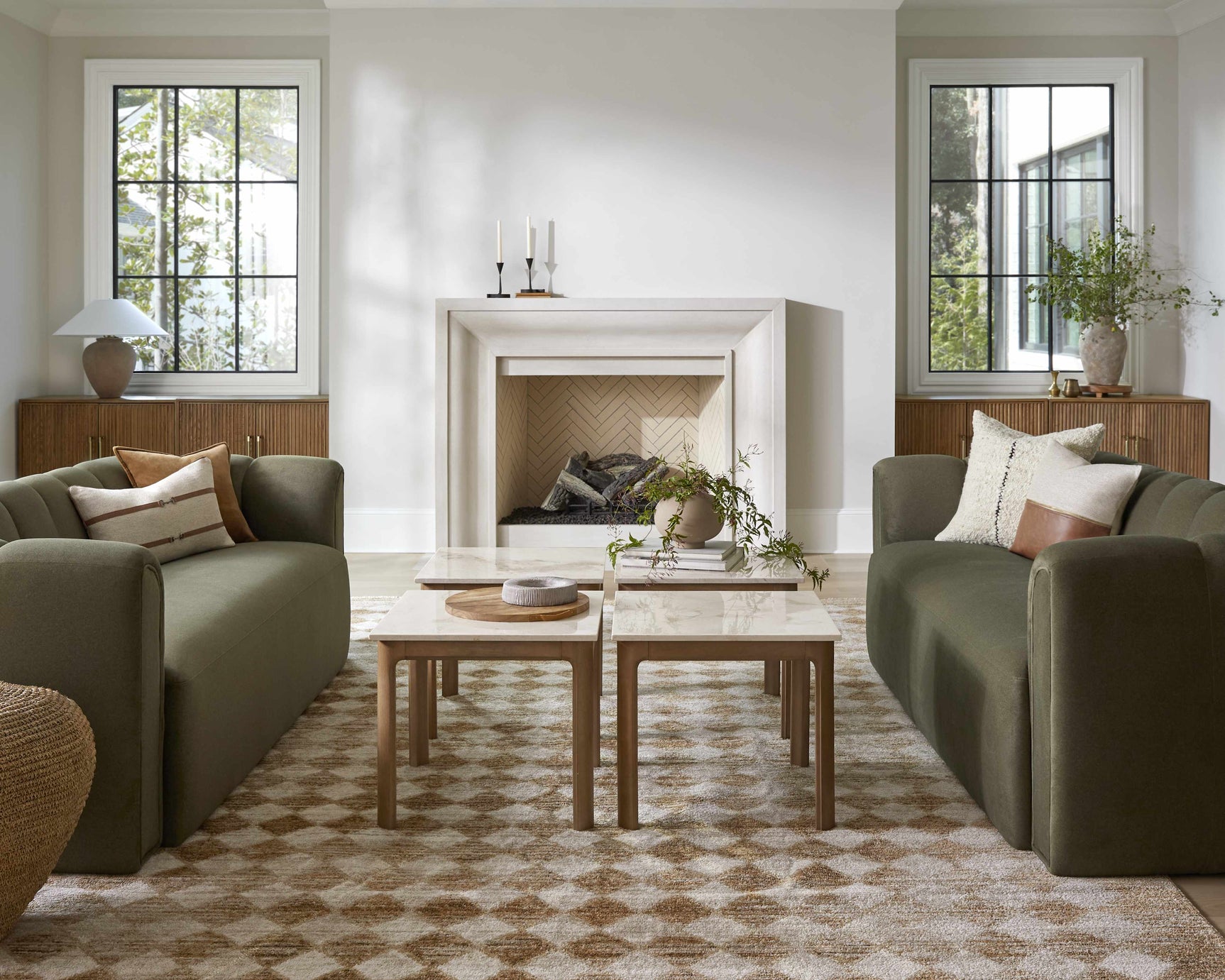 Myrtle Avenue Machine Woven Galey Alix x LIVABLISS GAMY-2304 Area Rug - Ornate Home