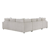 Myrtle Beige 3-Piece Sectional with Pull-out Bed and Hidden Storage - Ornate Home