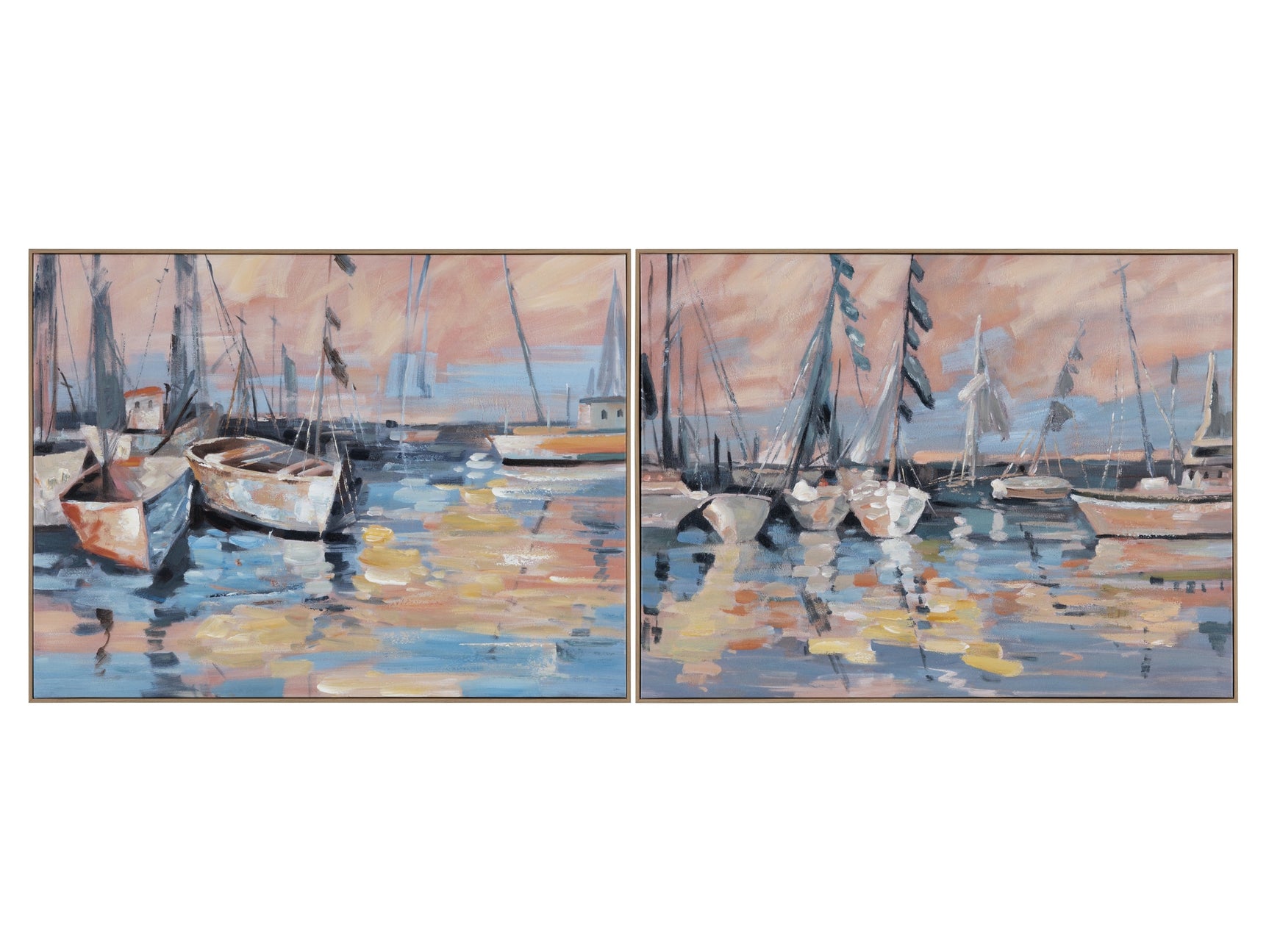 Myrtle Blue/Pink Canvas