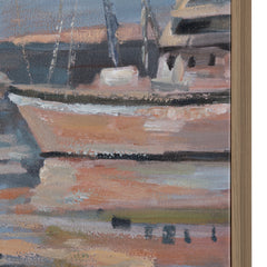 Myrtle Blue/Pink Canvas - Ornate Home