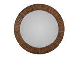 Myrtle Brown Round Mirror - Ornate Home