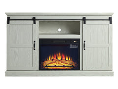 Myrtle Fireplace in Cream Oak - Ornate Home