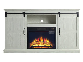 Myrtle Fireplace in Cream Oak - Ornate Home