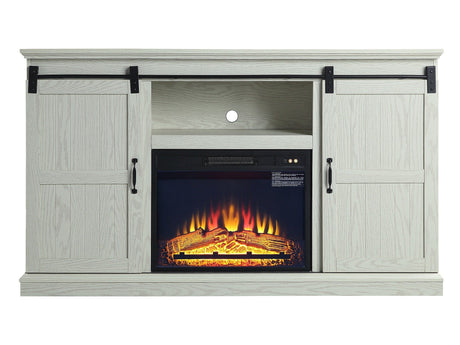 Myrtle Fireplace in Cream Oak - Ornate Home