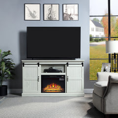 Myrtle Fireplace in Cream Oak - Ornate Home