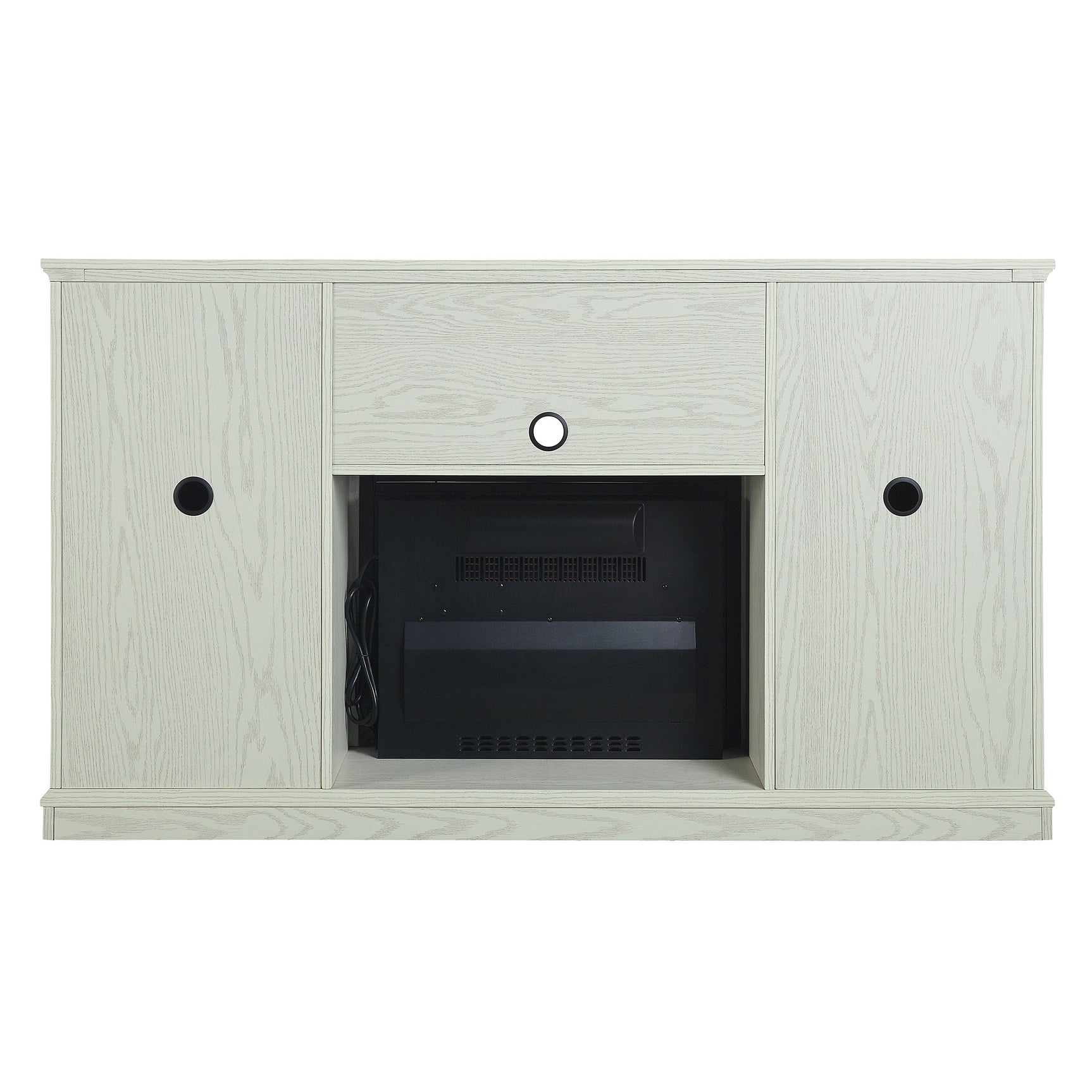 Myrtle Fireplace in Cream Oak - Ornate Home