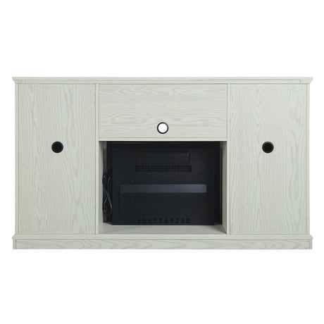 Myrtle Fireplace in Cream Oak - Ornate Home