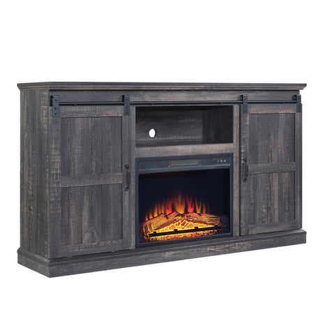 Myrtle Fireplace in Heavy Brown - Ornate Home