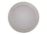 Myrtle Light Gray Round Mirror - Ornate Home