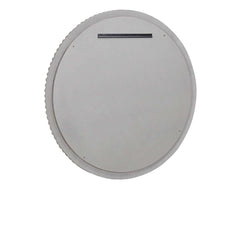 Myrtle Light Gray Round Mirror - Ornate Home